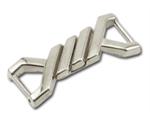 B-IB-0601 0500 Silver Metal Interlocking Buckle